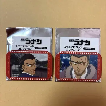 명탐정 코난 나가노현경 야마토 칸스케 스퀘어 캔뱃지 컬렉션