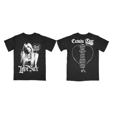 새상품 Bite Me Avril Lavigne T셔츠 Xl