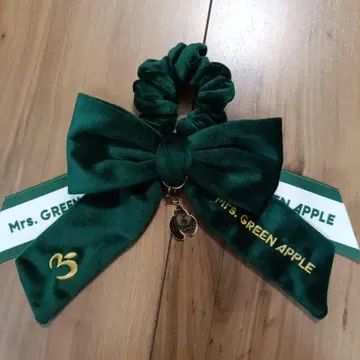 미세스 Mrs. GREEN APPLE 라이트 스틱 리본 리본 스크런치