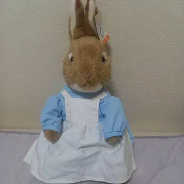 피터 래빗 봉제 인형 스카이블루 에이프런