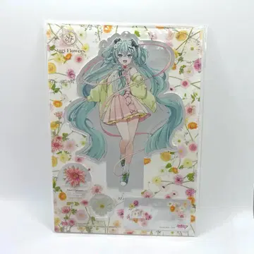 하츠네 미쿠 아크릴 스탠드 거베라 Start Flowers