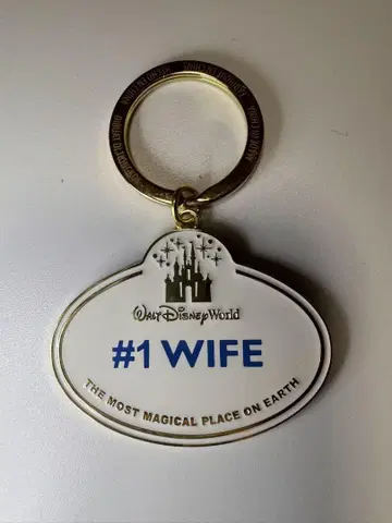 WDW 디즈니월드 캐스트 네임택 키링 키체인