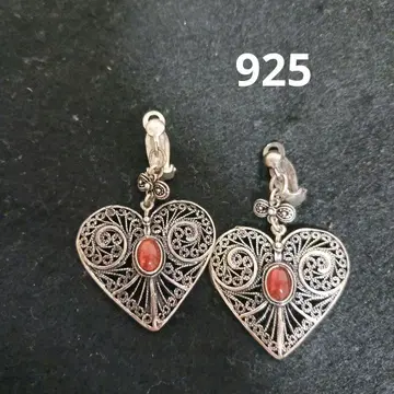 925 하트형 귀찌