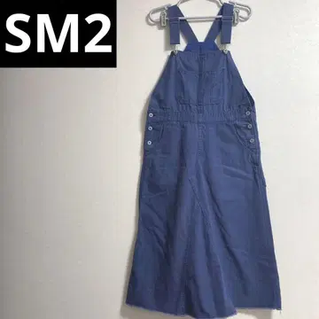 SAMANSA MOS2 SM2 롱 오버롤 스커트 원피스 데님