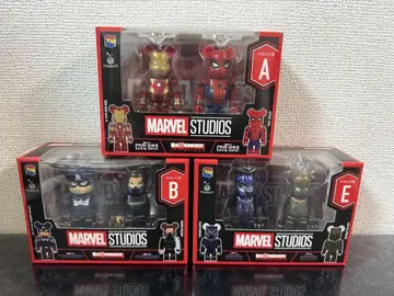 MARVEL 베어브릭 세트 A.B.E
