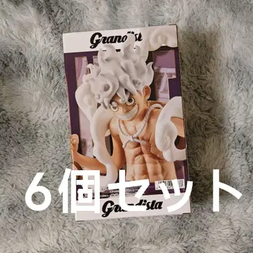 원피스 Grandista 루피 니카 기어5 피규어 6개 세트