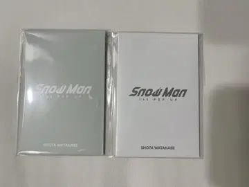 Snow Man 1st POP-UP 포토 카드 팩 세트 와타나베 쇼타