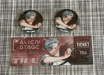에이리언 스테이지 ALIEN STAGE ALNST 글리터 캔뱃지 티르