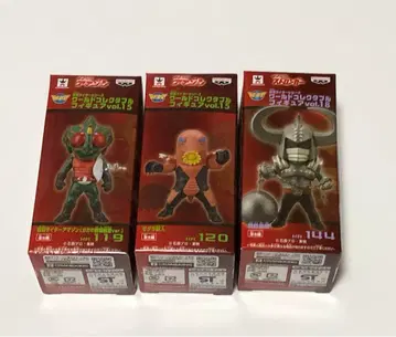 미개봉 가면라이더 월드 콜렉터블 3체