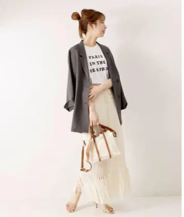 Spick and Span 린넨 레이온 자켓 38
