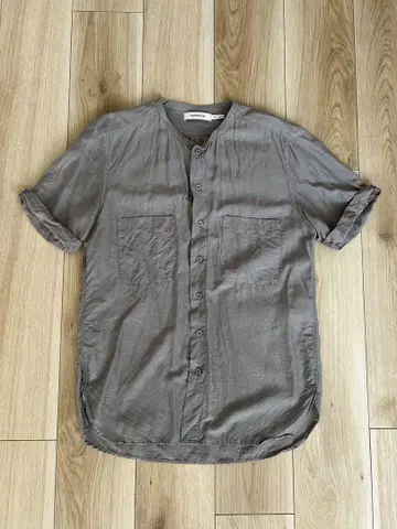 nonnative 논네이티브 반팔 노카라 셔츠
