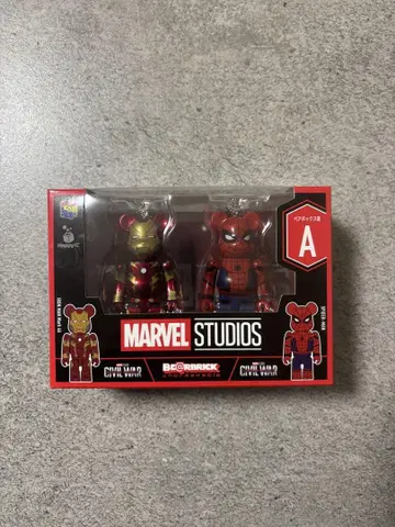 MARVEL BE@RBRICK 아이언맨 스파이더맨 2체 세트