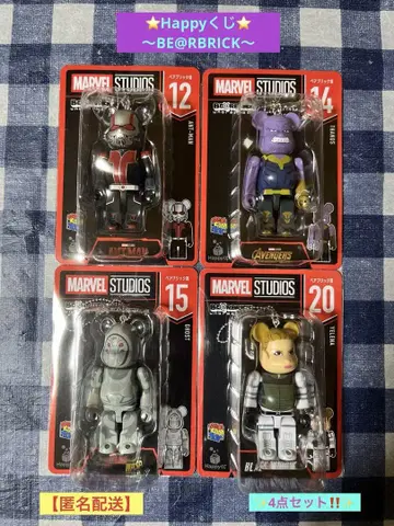 Happy 복권 BE@RBRICK 베어브릭상 [ 4개 세트 ]