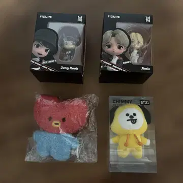 BT21 봉제 인형 백참 세트