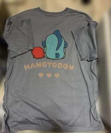 HANGYODON 한교동 사가라 자수 T셔츠 3L
