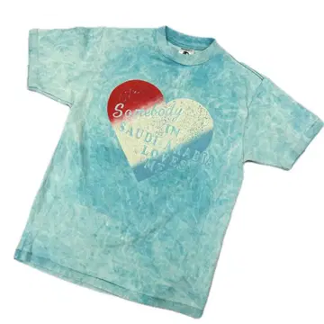 90s usa heart love tie dye t shirt y2k