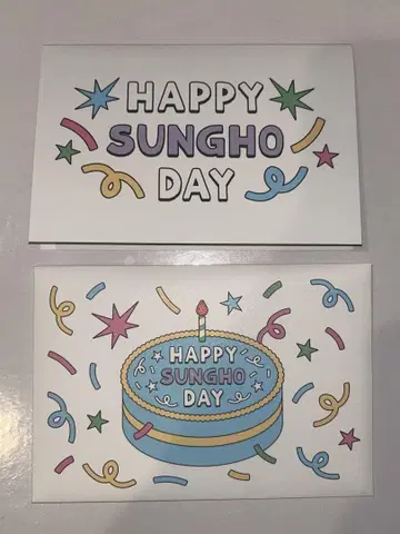 [HAPPY SUNGHO DAY] POP-UP CARD SET