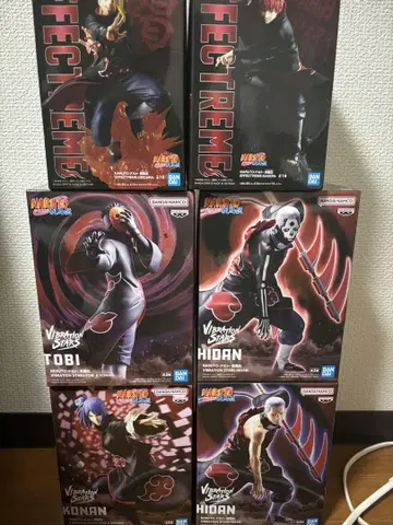최신 NARUTO 아카츠키 프라이스 피규어 6체 세트 묶음 판매