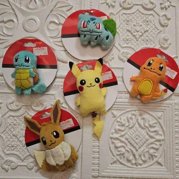 새상품 포켓몬 봉제 인형 배치 5종 세트 Pokemon