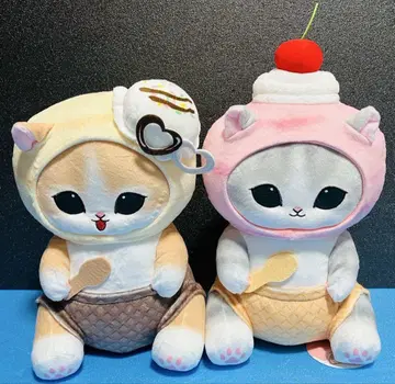 mofusand 아이스냥 BIG 봉제 인형 2종 세트