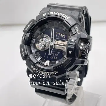 가동 카시오 G-SHOCK GA-400GB 로터리 스위치 손목시계 블랙