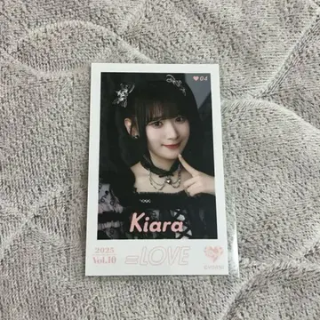 =LOVE 사이토 지아라 미니 사진 레어