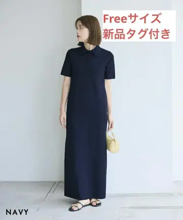 [ HARUKA DESIGN ] 반팔 폴로 맥시 원피스
