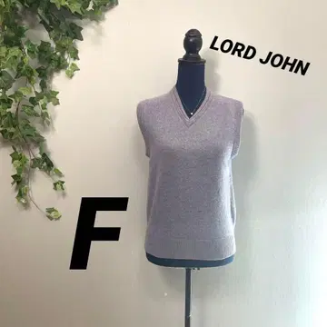 [ LORD JOHN ] 로드 존 니트 베스트 F V넥 베스트 그레이