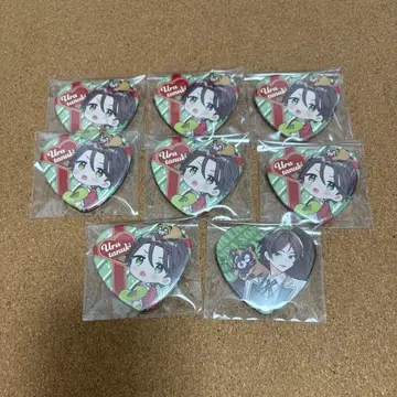 우라시마사카타센 우라타누키 소라마후우라사카 캔뱃지 하트캔뱃지