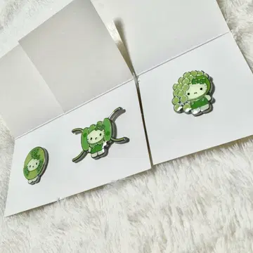 오사카 간사이 만박 일본관 한정판 모키티 핑 배지 3종 세트