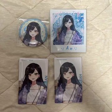 프로세카 크리에이터즈 페스티벌 캔뱃지 폴라로이드 금박 시로이시 안