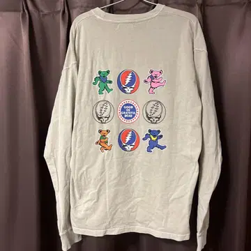 GRATEFUL DEAD 그레이트풀 데드 백 로고 롱 T L 사이즈