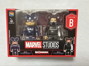 MARVEL 해피 복권 베어브릭 B상 캡틴 윈터 솔저