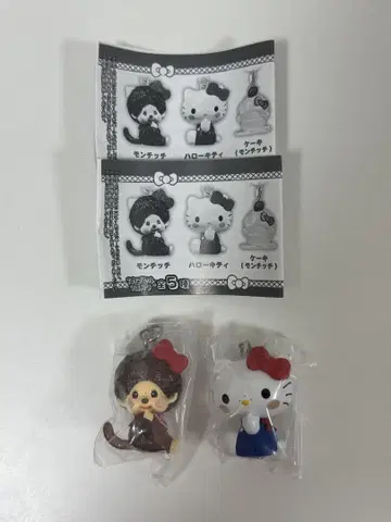몬치치 x 헬로키티 메지루시 액세서리