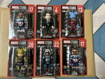 MARVEL STUDIOS 베어브릭 피규어 6세트