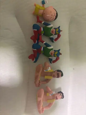 목욕 후 짱구는 못말려(크레용 신짱) 5체 세트 + 덤 포함.