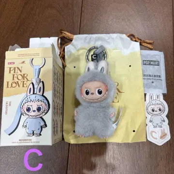 러브러브 LABUBU PIN FOR LOVE 봉제 인형 펜던트 C
