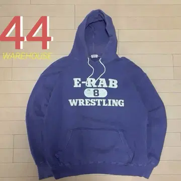 웨어하우스 450 2본침 후드 맨투맨 후드티 퍼플 44 (XL)