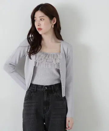 [ 새상품 ] 프로포션 바디 드레싱 튤 앙상블 니트
