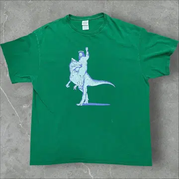 00s 지저스 패러디 티셔츠 지저스 계열 티 공룡 티 굿 레귤러 티