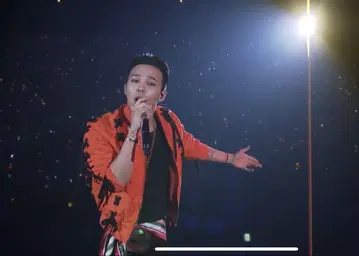 오렌지 리본 장식 자켓 S사이즈 Gdragon (지용) 착용