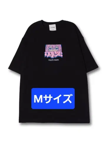 M 사이즈 vaultroom nqrse TEE / BLACK 나루세