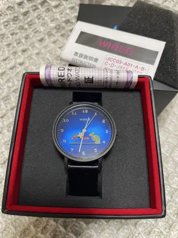 Wired 마리오 손목시계 1200개 한정판 새상품급 seiko 세이코