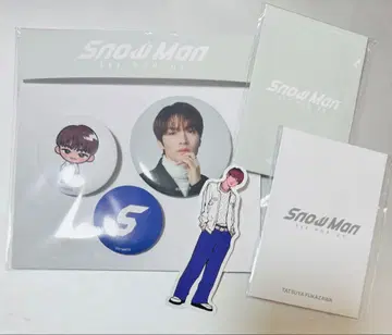 Snow Man 1st POPUP 한국 후카사와 타츠야 세트