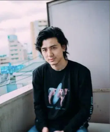 후지이 카제 MO-EH-WA 롱 T셔츠