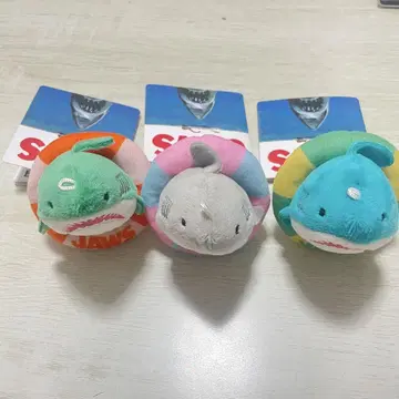 JAWS 마스코트 헐렁한 스타일 Ver.2 죠스 봉제 인형 3종