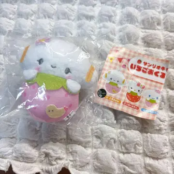 산리오 딸기 싸개 마스코트 코기뮨