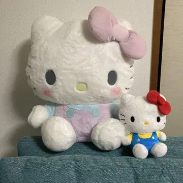 헬로키티 봉제 인형 대소 세트