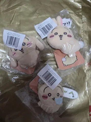 치이카와 토끼 핀 배지 3개 세트