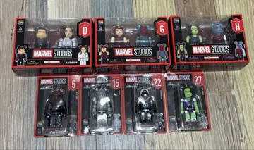 BE@RBRICK 400% 마블 복권 D상 G상 H상 7종 세트